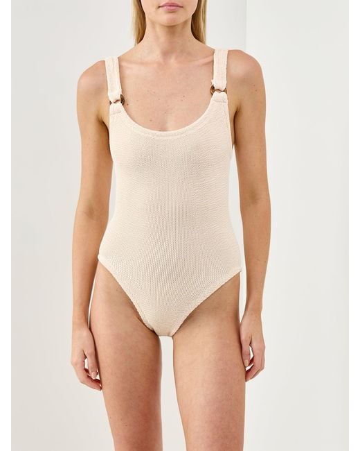 Hunza G White Domino Swimsuit