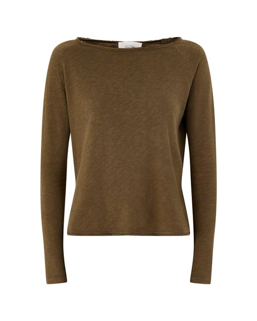 American Vintage Green Sonoma Long Sleeve T-Shirt