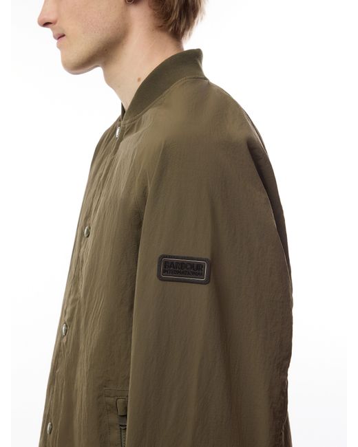 Barbour Green Mosswold Showerproof Jacket for men