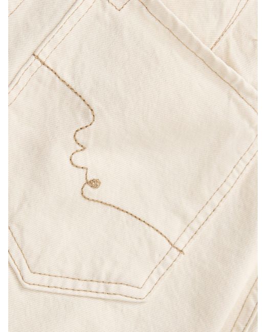 Free People Natural Good Luck Mid Rise Barrel Jeans