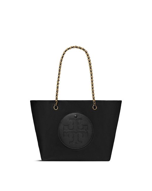 Tory Burch Black Ella Chain Tote