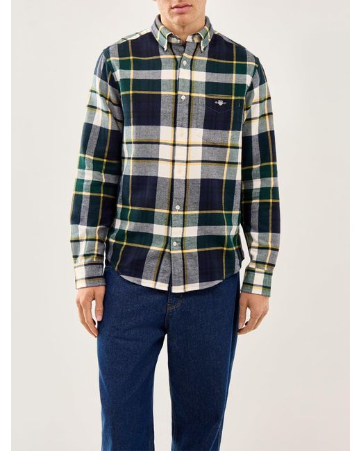 Gant Multicolor Flannel Check Shirt for men