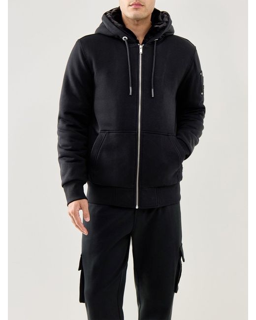 Moose Knuckles Blue Classic Bunny Hoodie for men