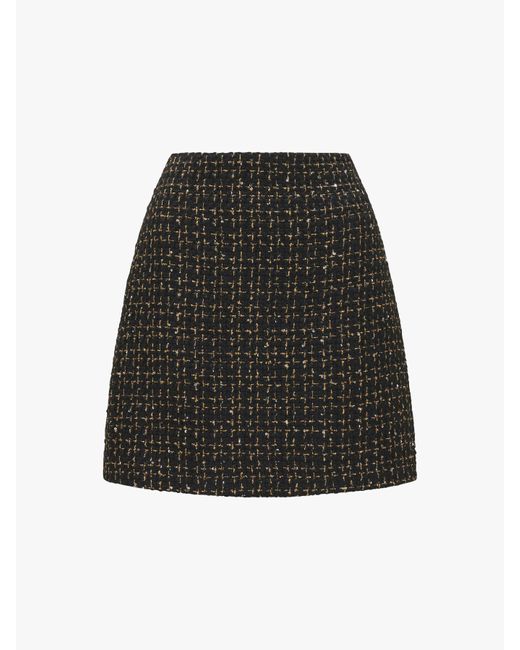 Forever New Black Women's Lara Boucle Mini Skirt