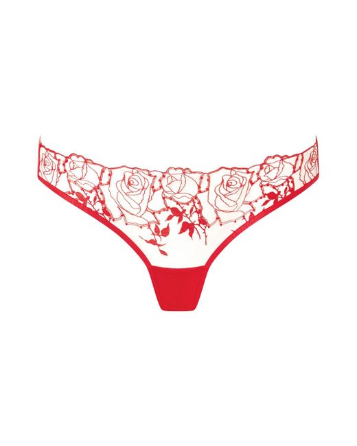 Bluebella Red Rosalie Brief