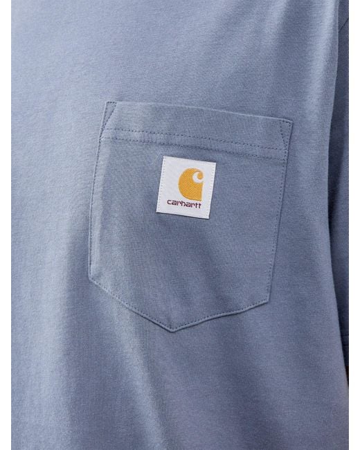 Carhartt Blue Pocket T-Shirt for men