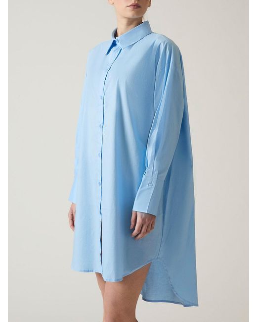 James Lakeland Blue Oversized Shirt