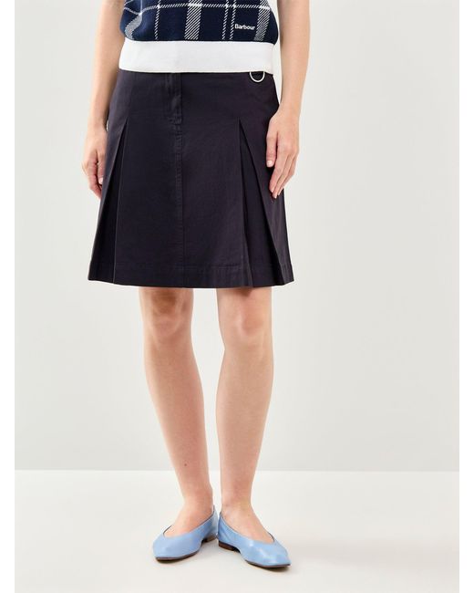 Barbour Blue Aylesby Mini Skirt