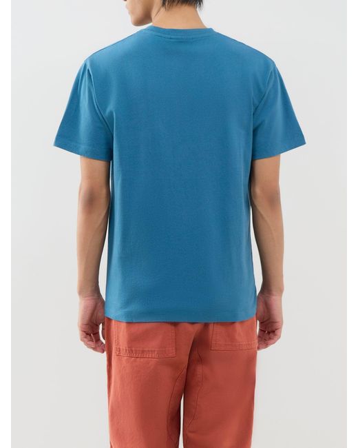 by Parra Blue Signature T-Shirt for men