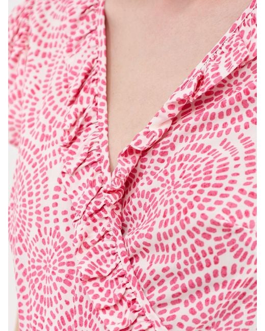 Aspiga Pink Demi Ecovero Wrap Midi Dress