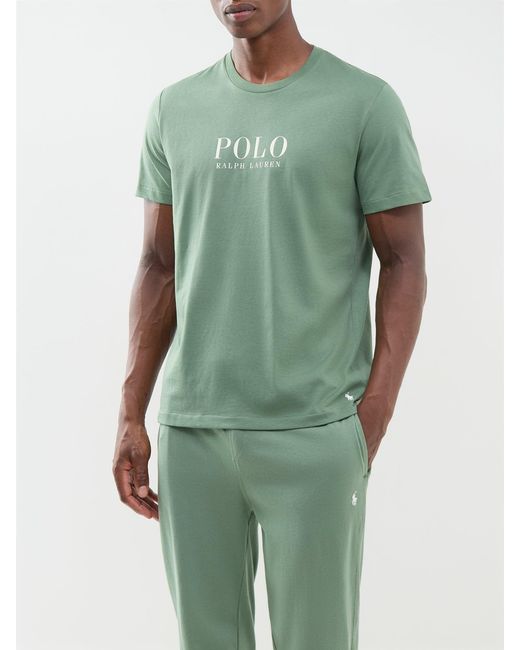 Polo Ralph Lauren Green Lounge Polo T-Shirt for men