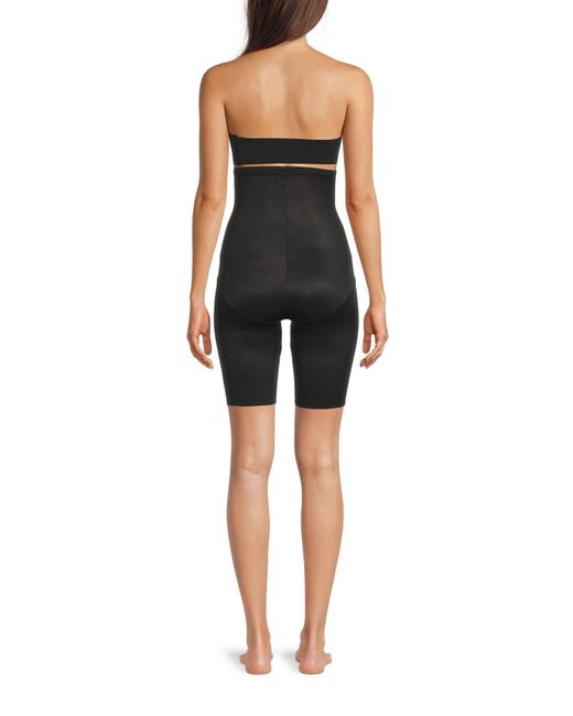Miracle Control Black Hi Waist Thigh Slimmer