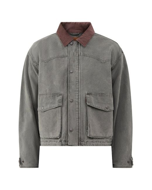 Levi's Gray Hilltop Jacket for men
