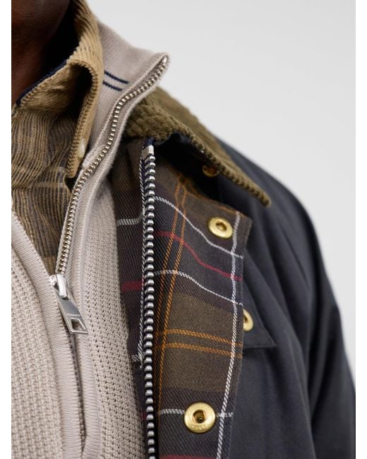 Barbour Blue Barbour Icons Beaufort Wax Jacket for men