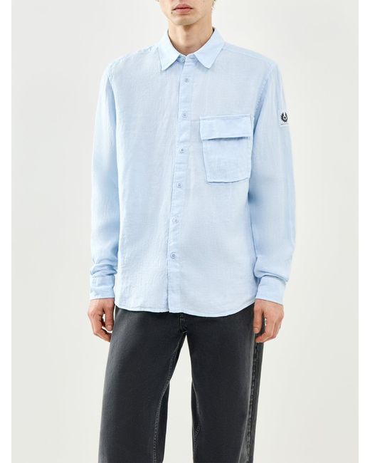 Belstaff Blue Scale Shirt for men