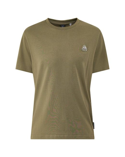 Moose Knuckles Green Crescent T-Shirt for men