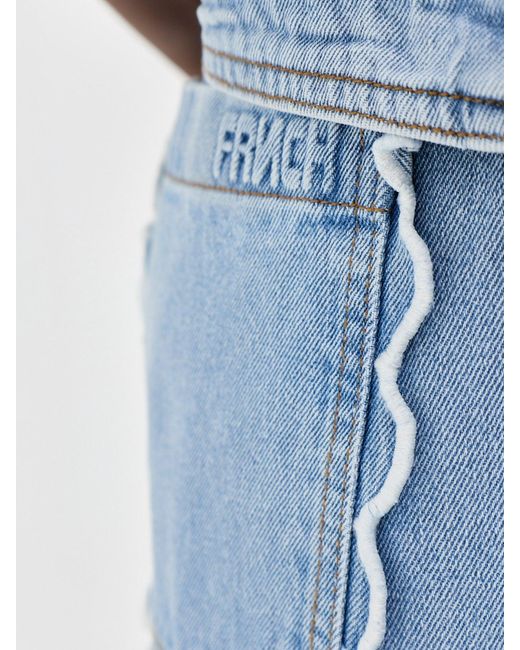 FRNCH Blue Gaspare Bermuda Shorts