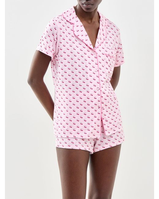 Stripe & Stare Pink Short Pyjama Set