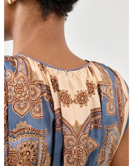 Zimmermann Natural Mahon Waisted Maxi Dress Multi