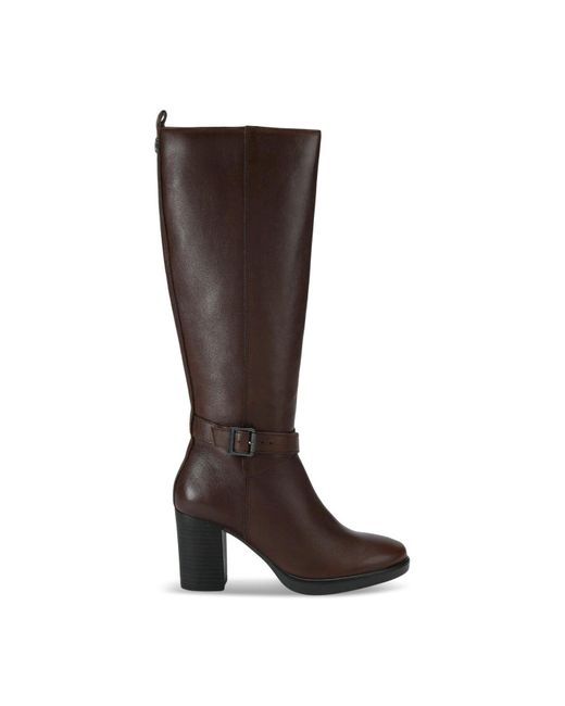 Carvela Kurt Geiger Black Women's Silver Knee High Boot