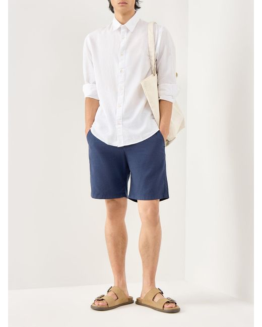 SELECTED Blue Brody Shorts for men