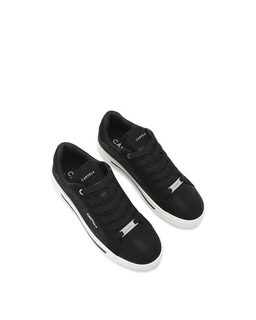 Carvela Kurt Geiger White Women's Diamond Lace Up Trainers