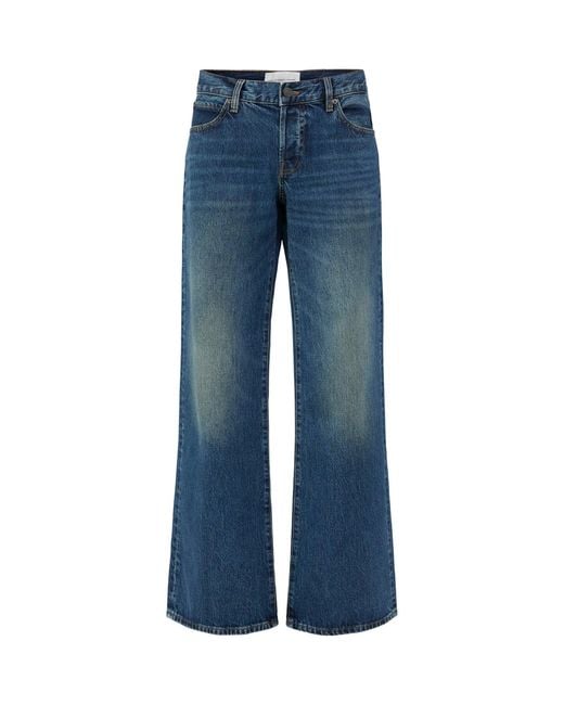 FRAME Blue The Pixie Wide Leg Jeans