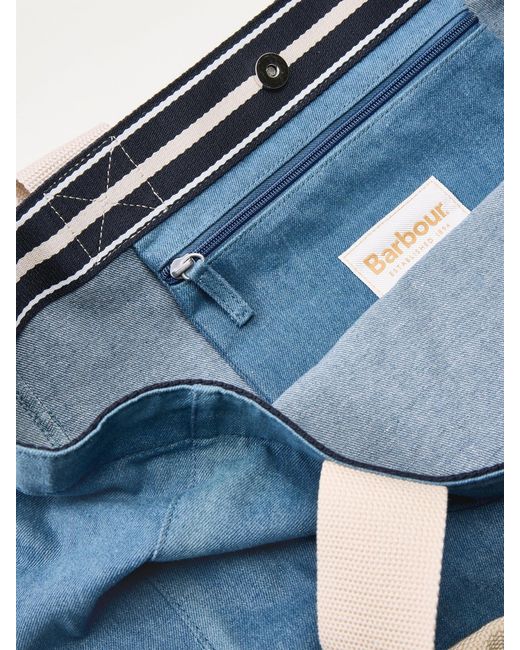 Barbour Blue Emily Tote Bag