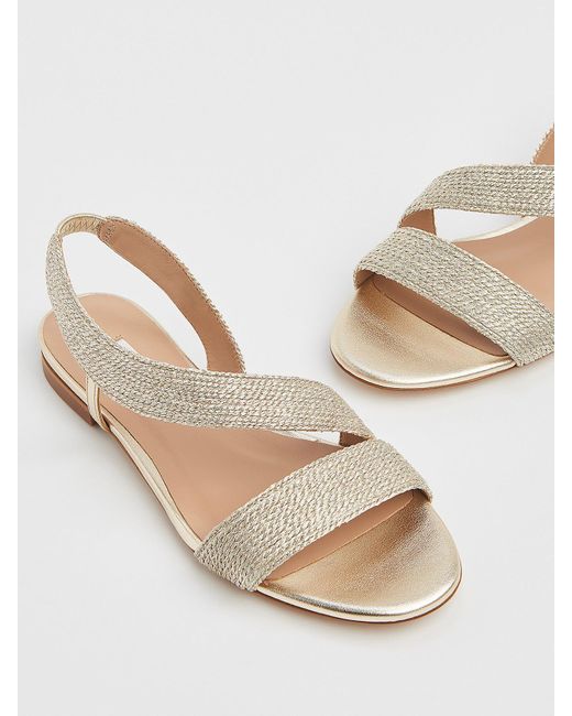 L.K.Bennett Natural Women's Rachel Flat Sandals