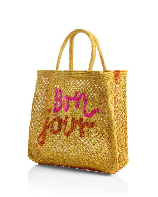 The Jacksons Yellow Women's Bonjour Beach Small Tote Bag
