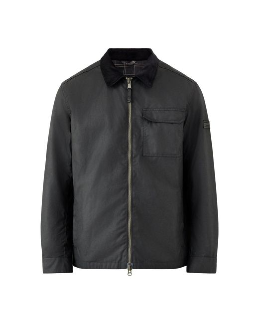 Barbour Black Maze Wax Jacket for men