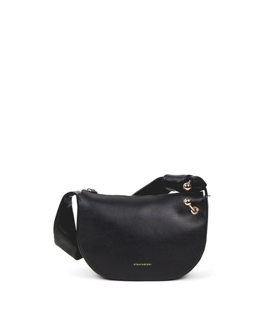 Strathberry Black Halo Mini Shoulder