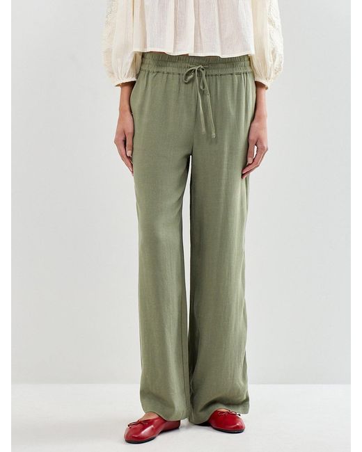 SELECTED Green Slfviva-Gulia Hw Long Sun Pant Noos