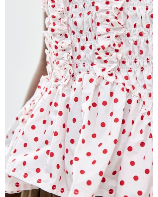 Damson Madder Pink Raphi Polka Dot Cami Top
