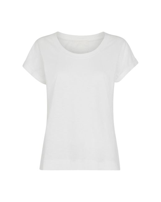 Whistles White Women's Wilma Scoop Neck T-shirt
