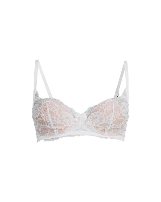Skarlett Blue White Minx Balconette T Shirt Bra