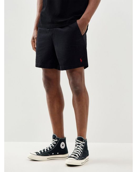 Polo Ralph Lauren Black Prepster Shorts for men
