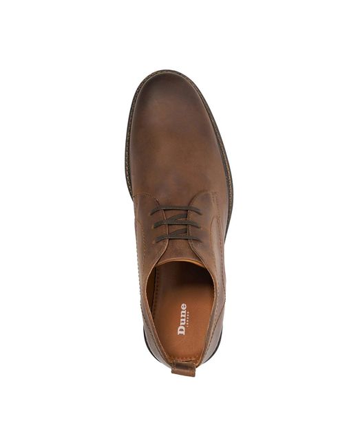 Dune Brown Charleys Chukka Boots for men