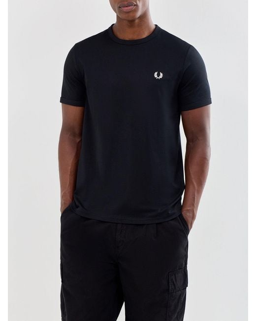 Fred Perry Blue Ringer T-Shirt for men