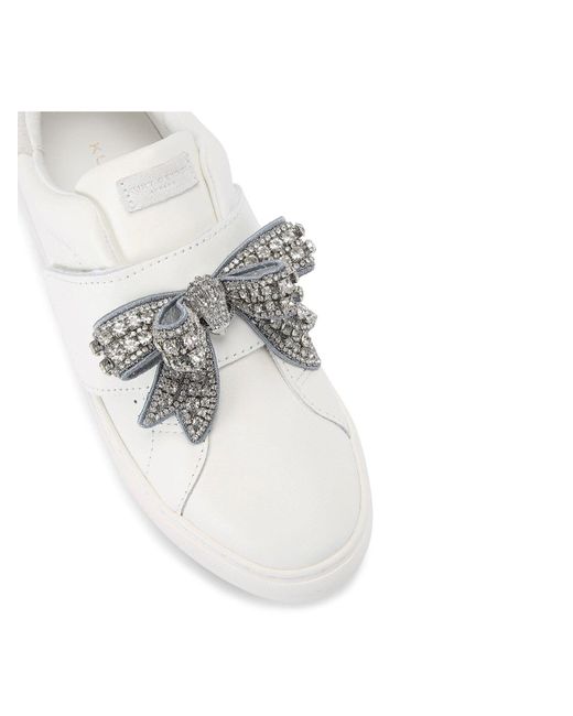 Kurt Geiger White Laney Bow