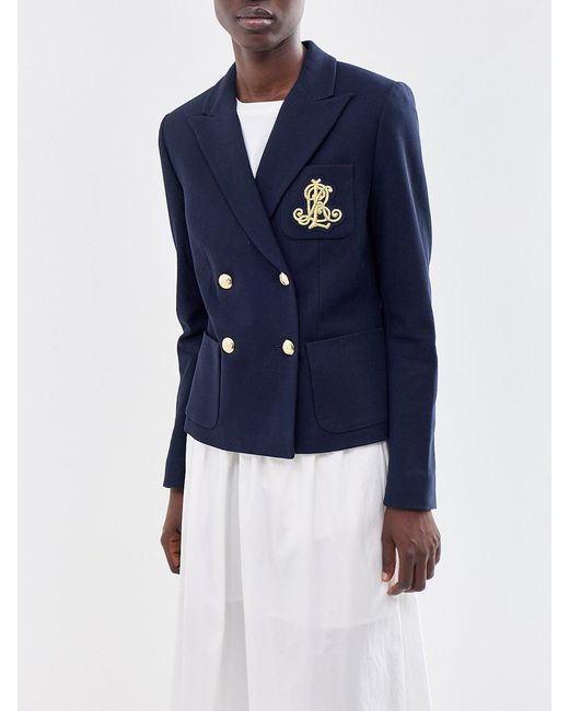 Ralph Lauren Blue Double Breasted Blazer