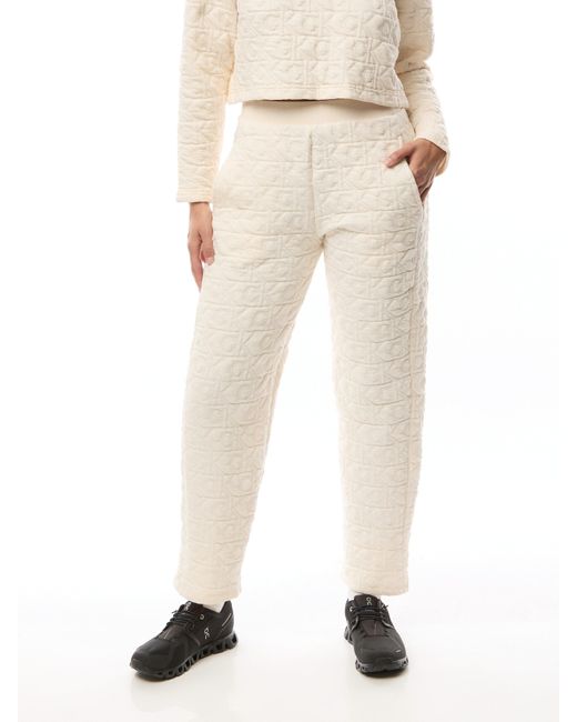 Calvin Klein Natural Modern Terry Quilted Jogger