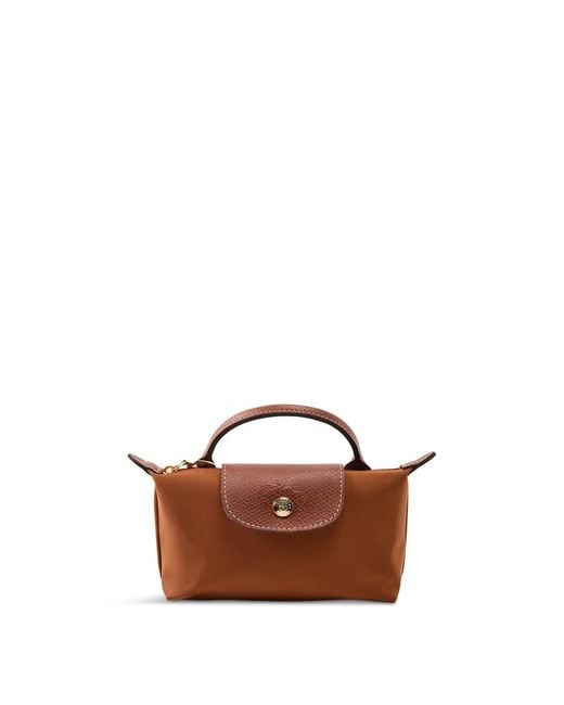 Longchamp Black Le Pliage Classic Pouch Bag
