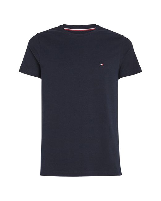 Tommy Hilfiger Blue Core Stretch Slim T-Shirt for men