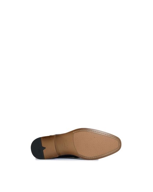 V.Gan Blue Mocha Brogue Shoes for men