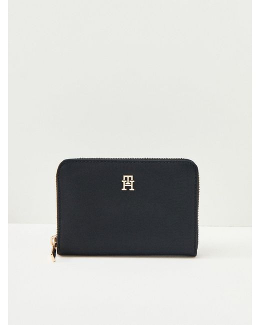 Tommy Hilfiger Black Popette Med Za Wallet Bag