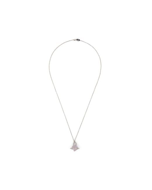Vivienne Westwood Women's Agnatha Pendant Necklace in White