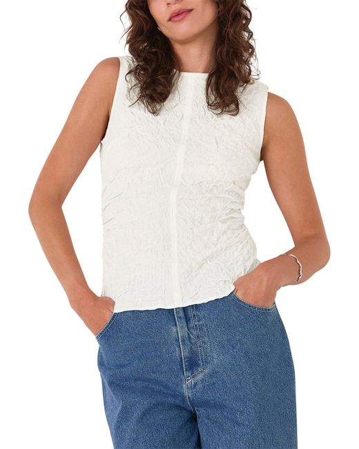 Whistles White Textured Tank
