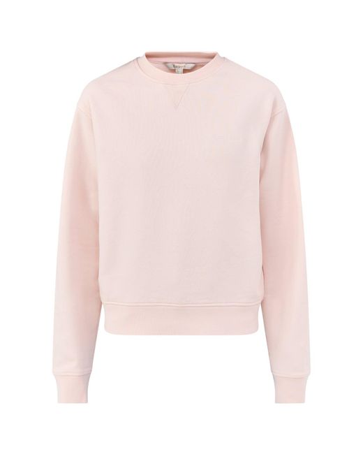 Barbour Pink Bede Oversized Crew Sweatshirt