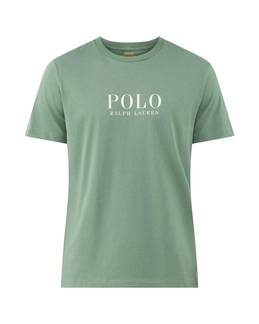 Polo Ralph Lauren Green Lounge Polo T-Shirt for men
